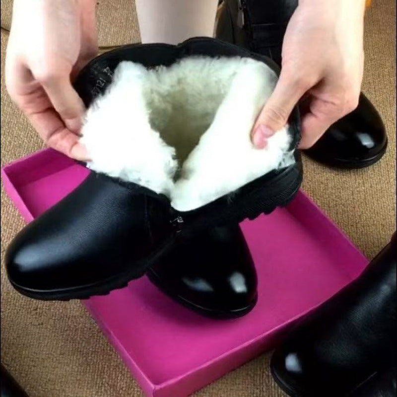 Damen Elegante Stiefeletten mit praktischem Reißverschluss und modischem Schnallen-Detail EB