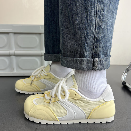 Damen Sportliche Sneakers mit atmungsaktivem Mesh-Obermaterial und flexiblem Sohlenprofil EB