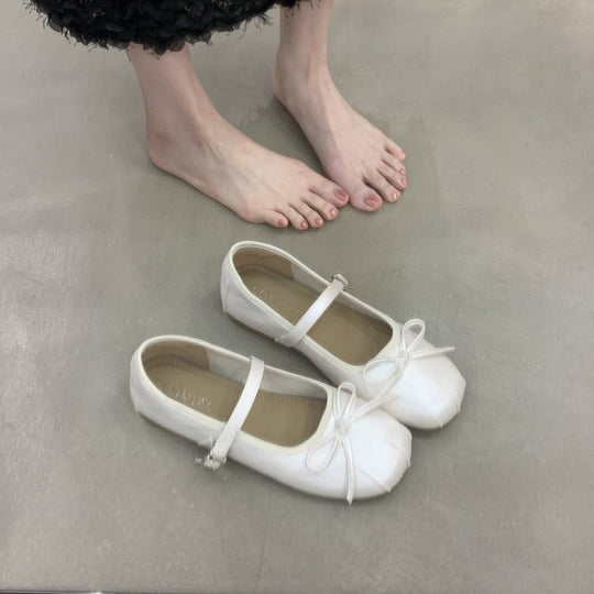 Damen Ballerinas mit dekorativem Riemchen und bequemem Fußbett EB