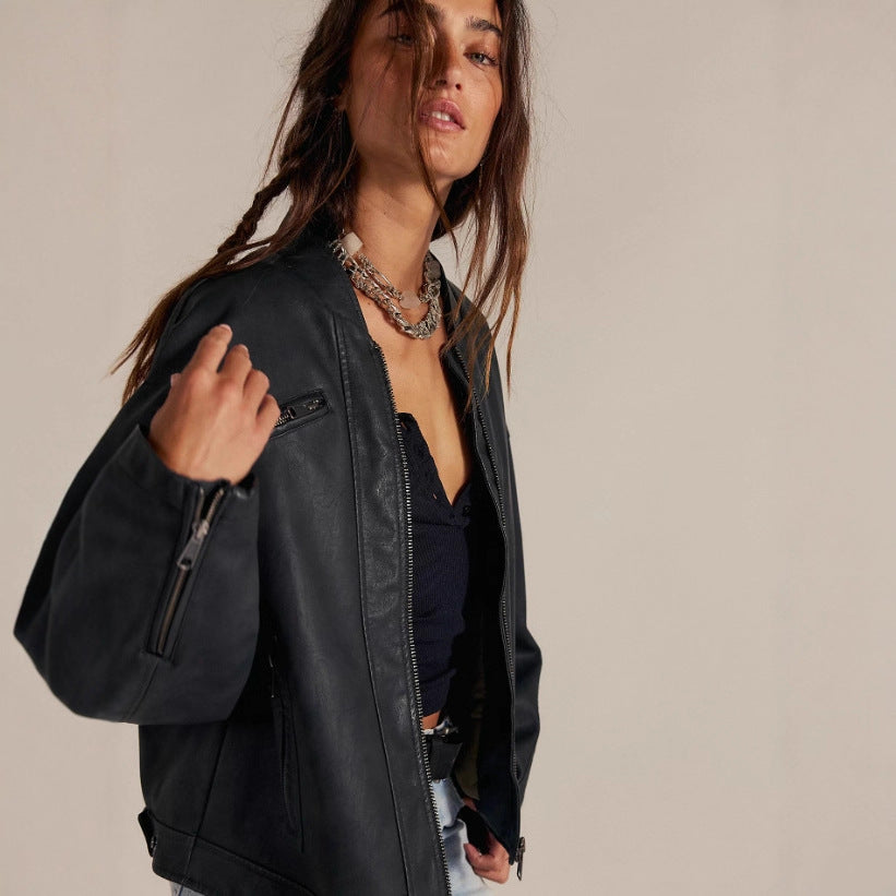 Damen Modische Echtjacke EB
