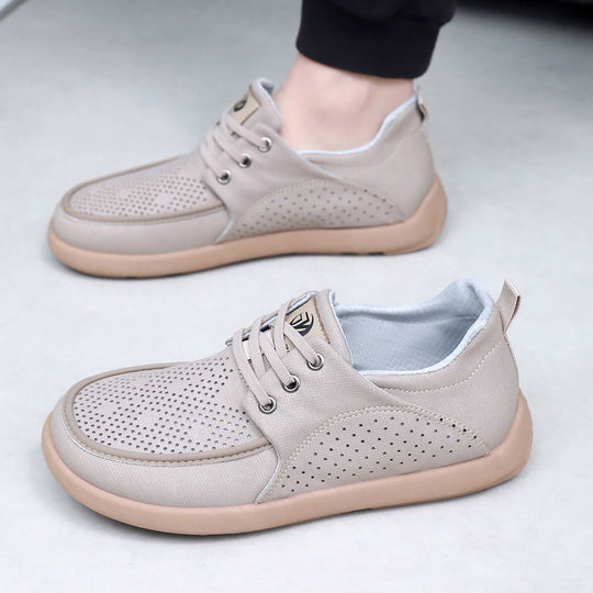 Damen Atmungsaktive Sneaker mit Lochmuster und rutschfester Sohle EB
