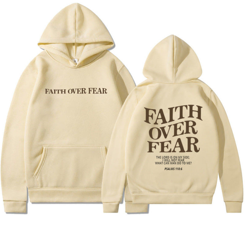 Damen Kapuzenpullover mit inspirierendem Schriftzug und hochwertiger Baumwolle EB