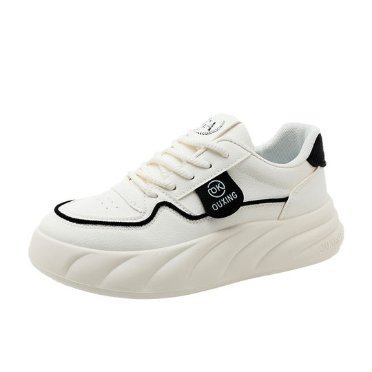 Damen sportliche Sneakers mit luftiger Mesh-Oberfläche und modischem Profil EB