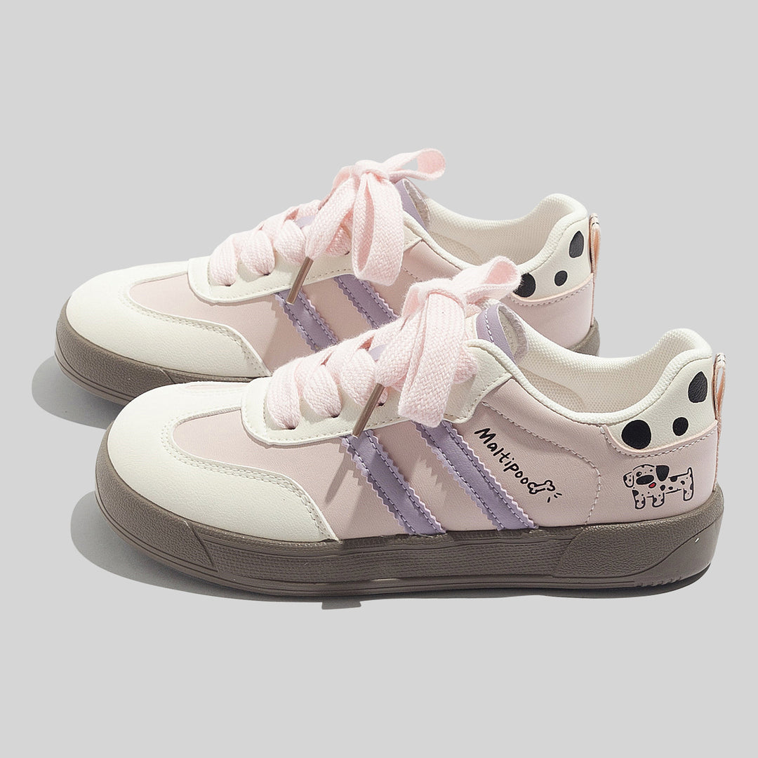 Damen Sneakers mit verspieltem Tiermotiv und rutschfester Sohle EB