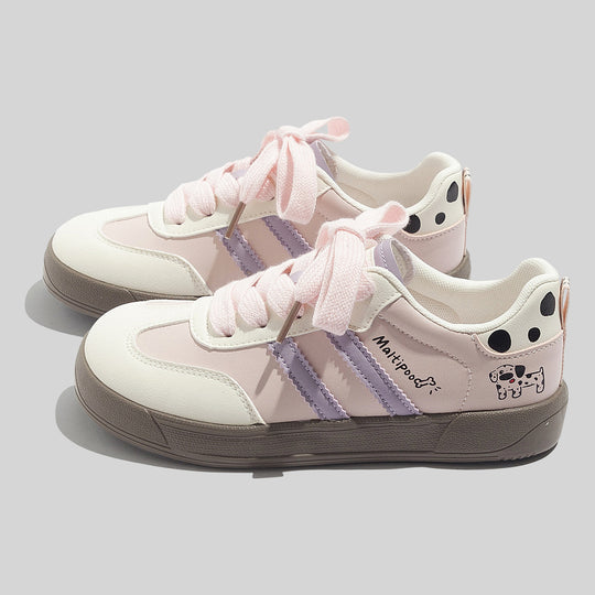 Damen Sneakers mit verspieltem Tiermotiv und rutschfester Sohle EB