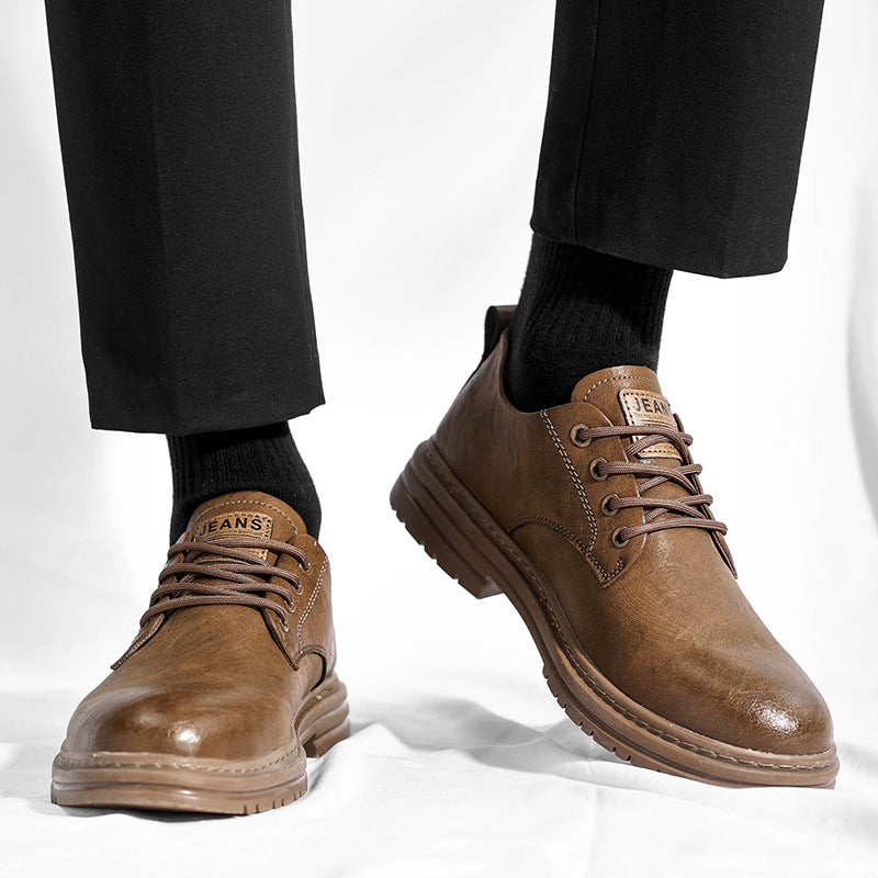 Damen Robuste Schnürschuhe aus hochwertigem Leder EB