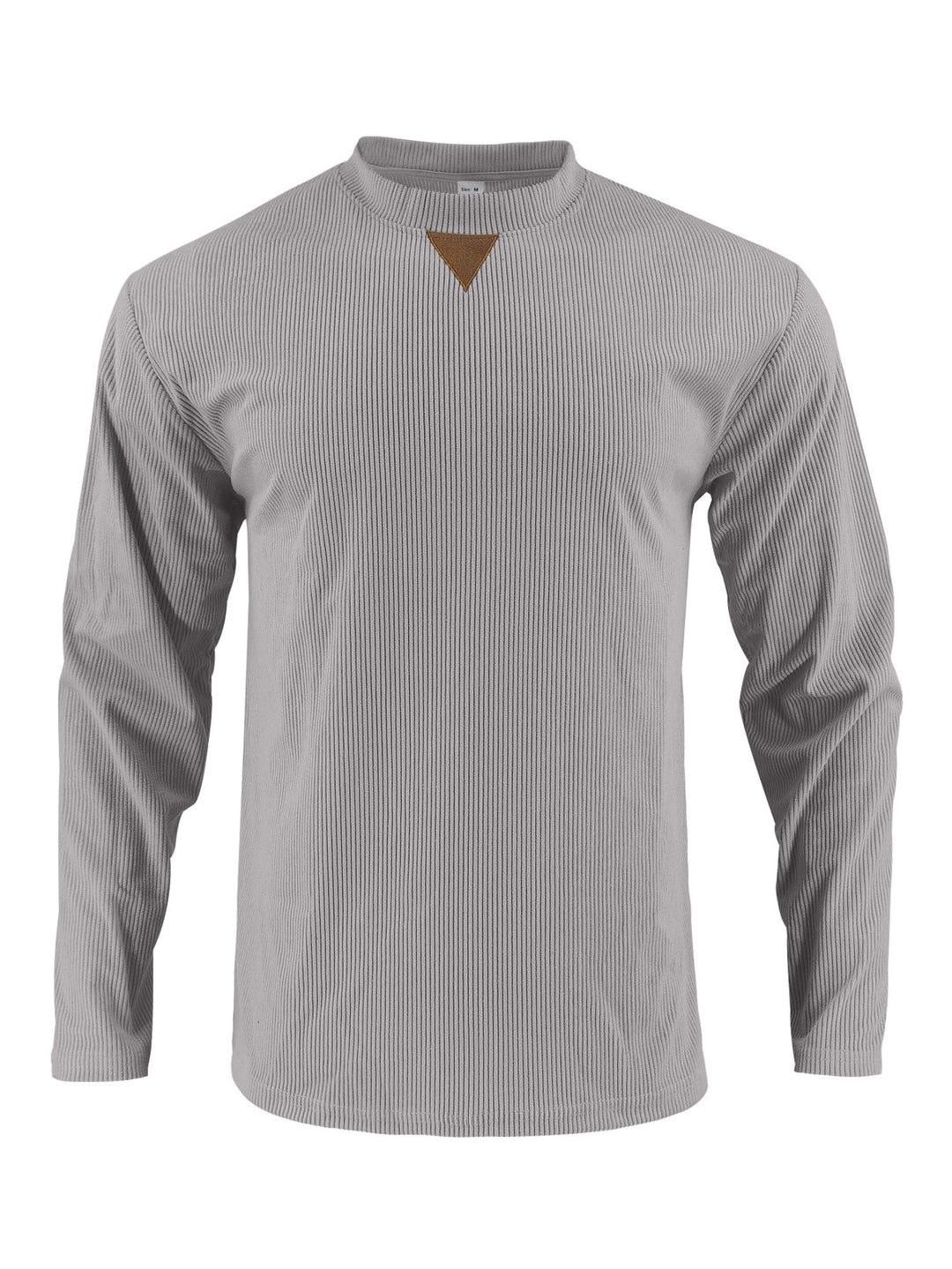 Herren Langarmshirt mit strukturiertem Rippdesign EB