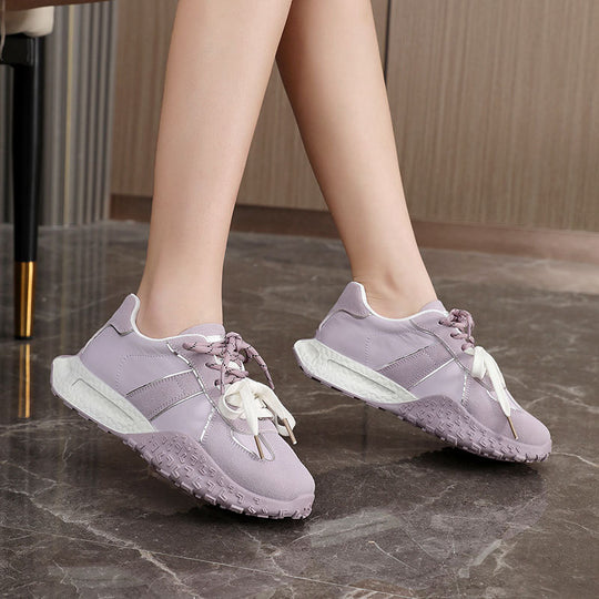 Damen sportliche Sneaker mit dämpfenden Eigenschaften und atmungsaktiver Obermaterialstruktur EB