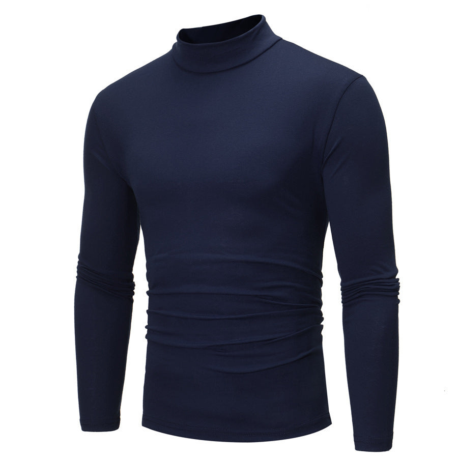 Herren Rollkragenpullover aus weichem Jersey EB