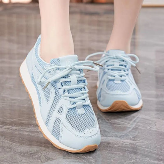 Damen Sportliche Mesh-Laufschuhe mit rutschfester Sohle EB