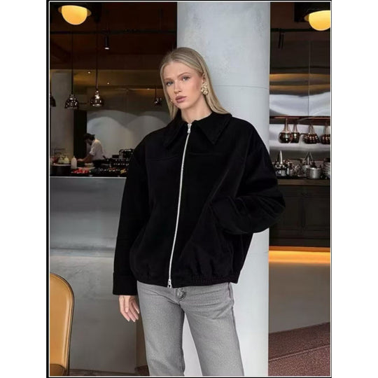 Damen lässige Echtjacke EB