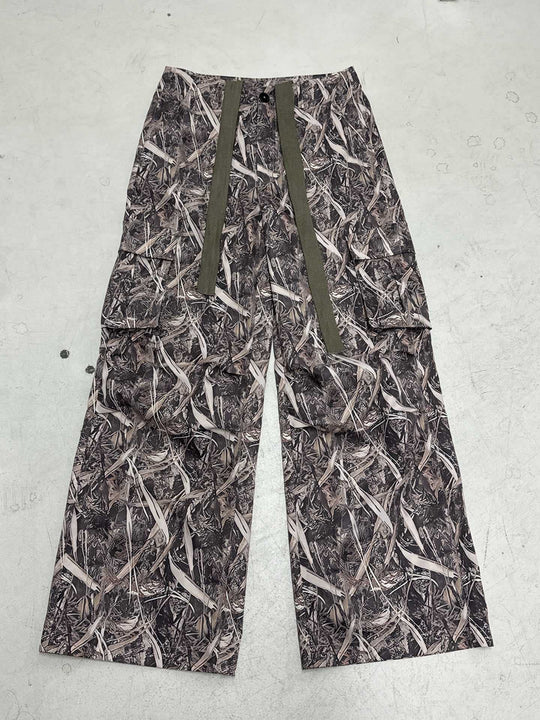 Damen Utility-Hosen im Camouflagedesign mit verstellbarem Bund und praktischen Seitentaschen EB