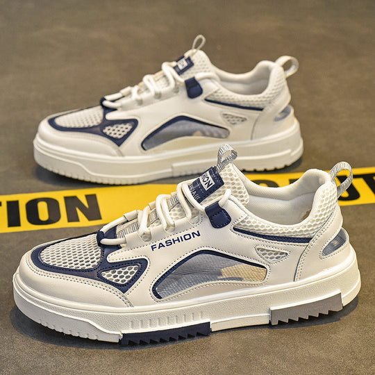 Damen Sportliche Trend Sneakers mit atmungsaktivem Mesh-Obermaterial und rutschfester Sohle EB