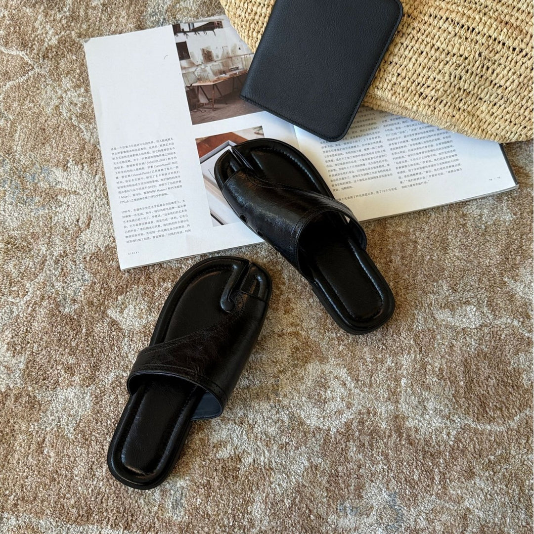 Damen Komfortable Zehentrenner-Sandalen mit ergonomischem Design und rutschfester Sohle EB