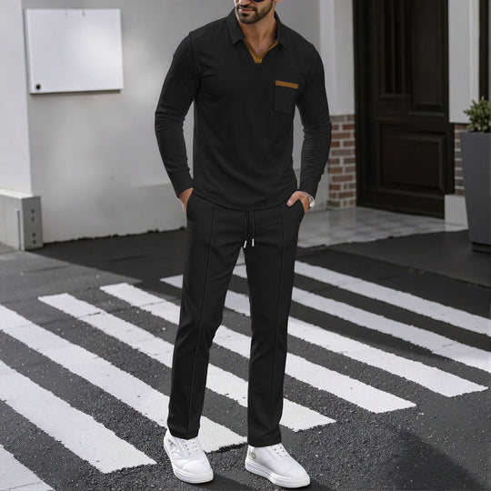 Herren Kombi-Outfit mit Poloshirt und Jogginghose EB
