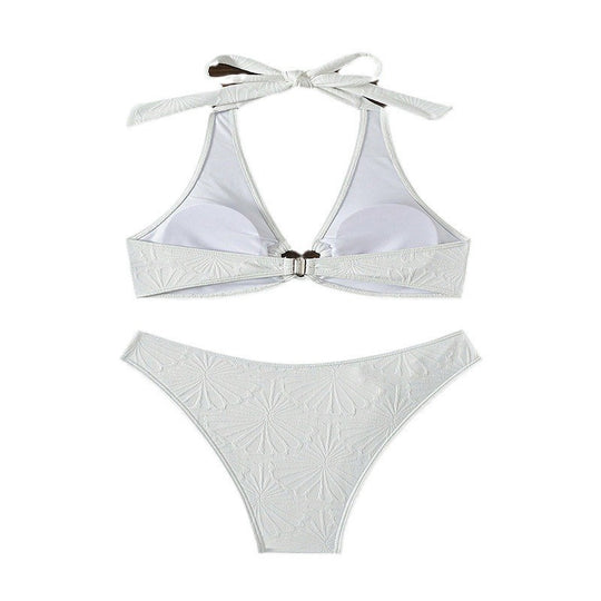 Damen Triangel-Bikini mit Herzdetail EB