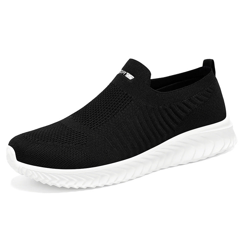 Damen Slip-On Sneakers mit atmungsaktivem Strickobermaterial von EB