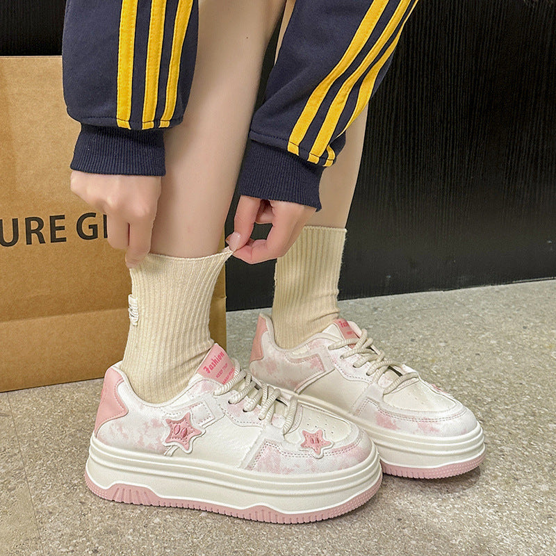 Damen Sneaker mit modischem Plateau und komfortabler Dämpfung EB