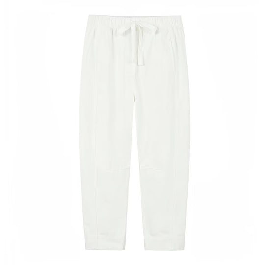 Damen entspannte Chino-Hose mit verstellbarem Taillenzug und praktischem Schnitt EB