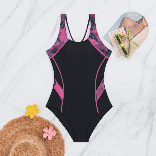 Damen Sportlicher Einteiler mit ergonomischem Schnitt und dynamischem Farbdesign EB