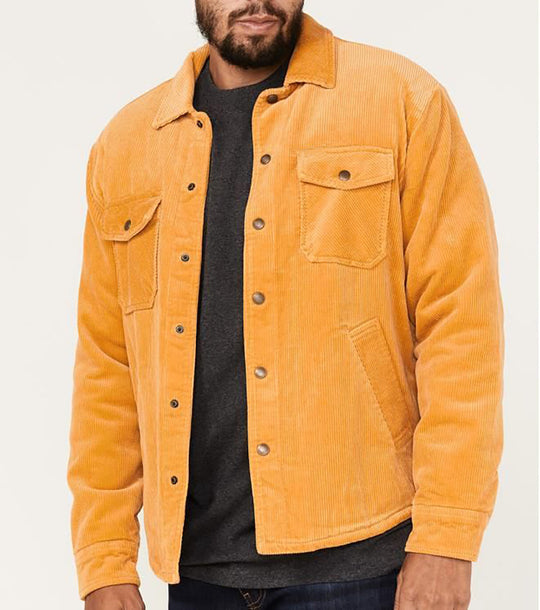 Herren Cordjacke mit praktischen Brusttaschen und weichem Innenfutter EB