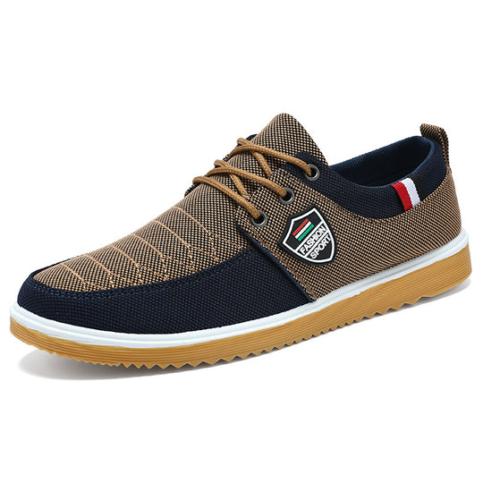 Herren Sportliche Freizeit Sneakers mit atmungsaktivem Obermaterial EB