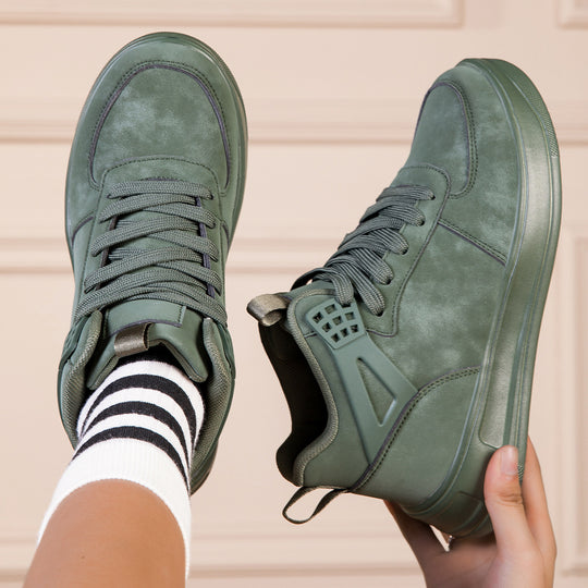 Damen Sportliche Sneakers im modernen Design mit atmungsaktiver Oberflächenstruktur EB