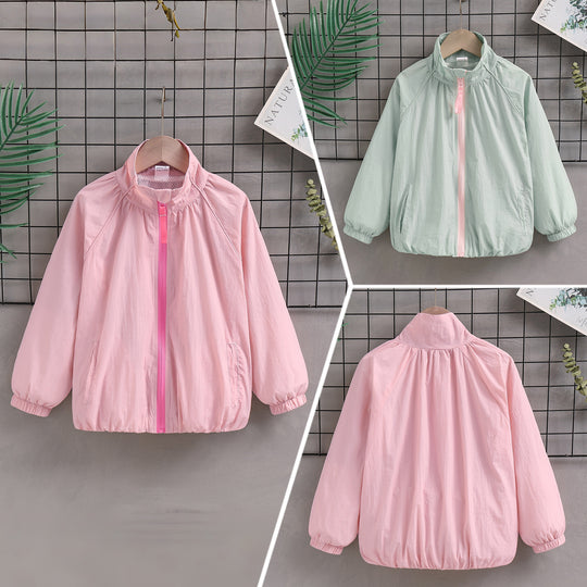 Damen nan leichte Übergangsjacke mit Stehkragen, Mesh-Futter und elastischen Bündchen R&B