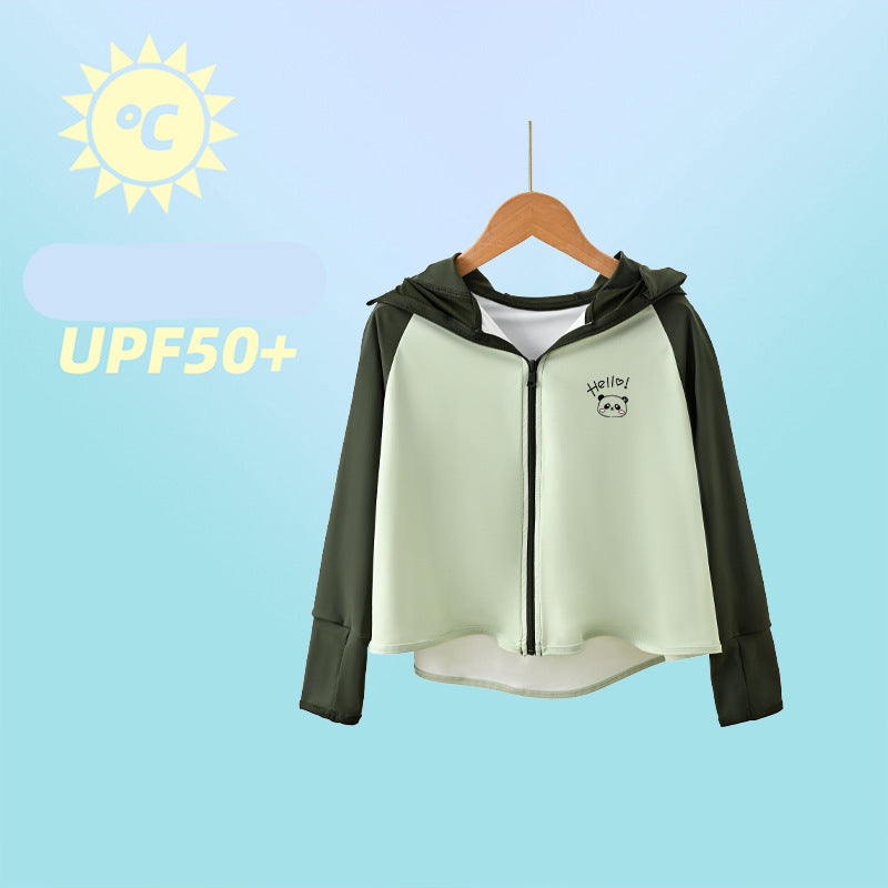 Damen sportliche UV-Schutzjacke mit Kapuze EB