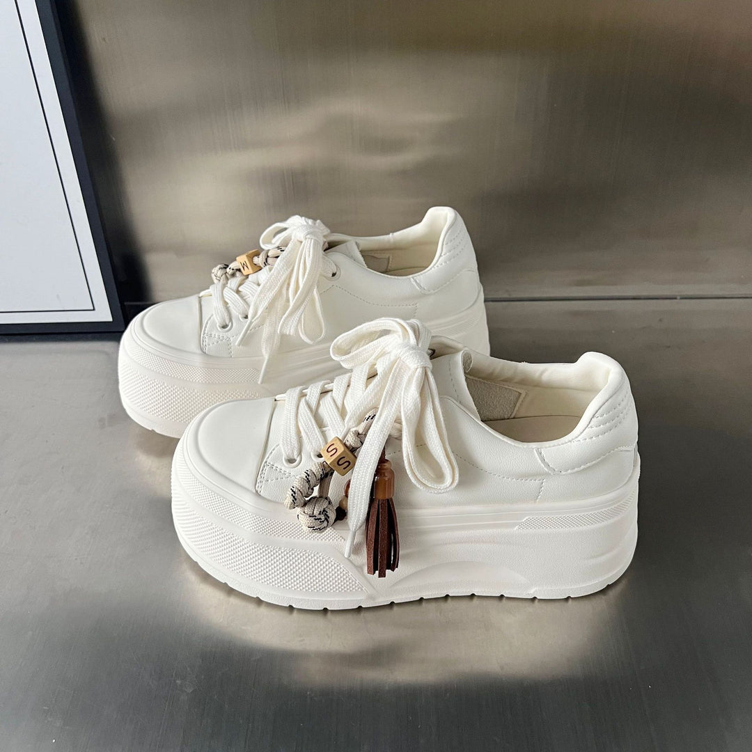 Damen Plattform Sneakers mit modischem Design und innovativem Schnürsystem EB
