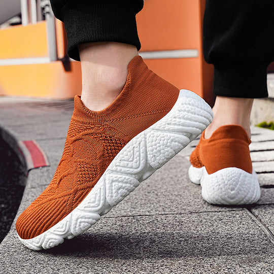 Damen Atmungsaktive Slip-On Sneakers mit flexiblem Sohlenprofil EB
