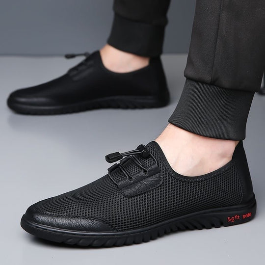 Herren Bequeme Mesh-Slipper mit elastischem Schnürsystem EB