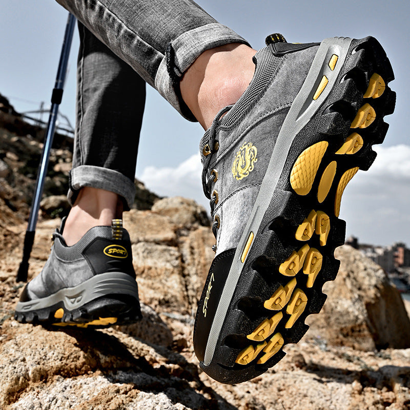 Herren Sportlich Bequeme Wanderschuhe EB