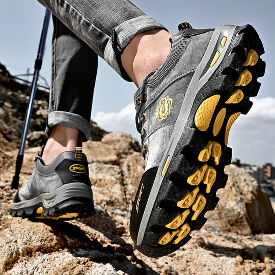 Herren Sportlich Bequeme Wanderschuhe EB