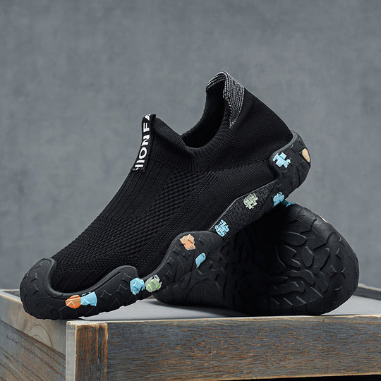 Herren Elastische Freizeitschuhe mit rutschfester Sohle und atmungsaktivem Obermaterial EB