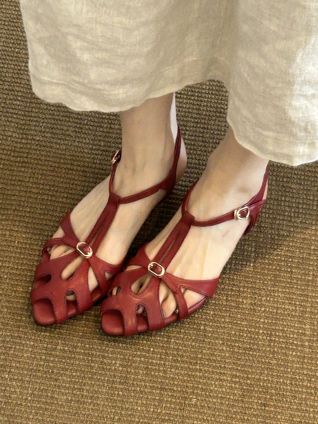 Damen Ballerinas mit elegantem Vorderteil und komfortabler Schnalle EB