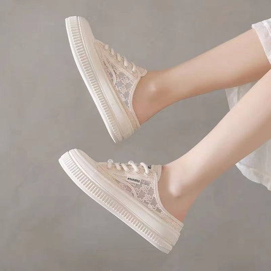 Damen Sneakers mit trendigem Schnitt und modischer Netzoberfläche EB