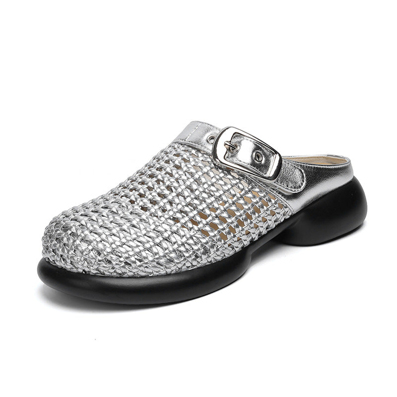 Damen Komfortable Clogs mit modischem Strukturdesign EB