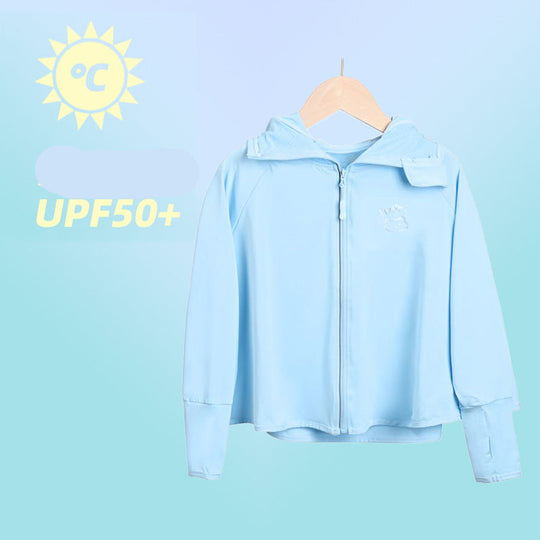 Damen Leichte UV-Schutzjacke mit Kapuze EB
