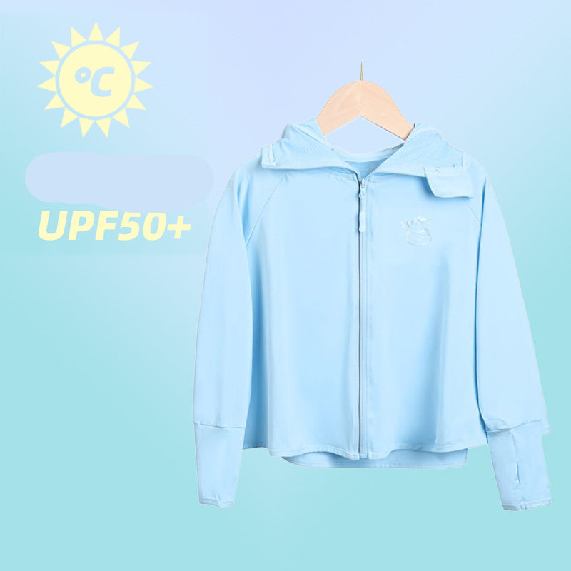 Damen Sportliche UV-Schutzjacke mit Kapuze EB
