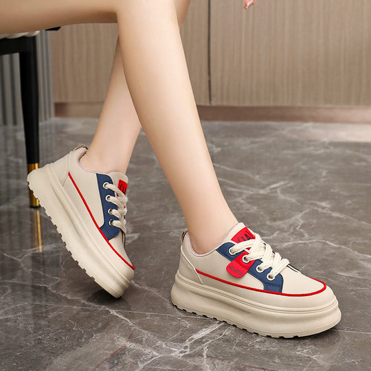 Damen Chunky Sneaker mit modischem Mehrfarbendesign und komfortabler Dämpfung EB