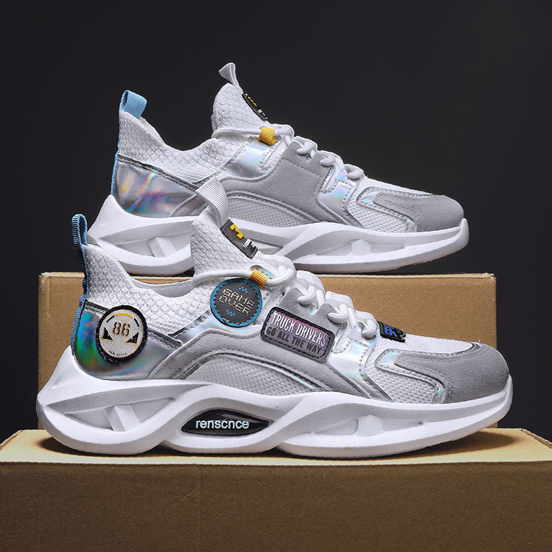 Damen Sportliche Multifunktionssneaker mit reflektierendem Obermaterial und optimaler Dämpfung EB