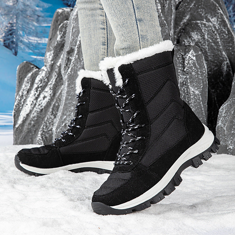 Damen Winterstiefel mit rutschfester Sohle und isolierendem Innenfutter EB