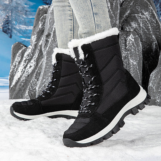 Damen Winterstiefel mit rutschfester Sohle und isolierendem Innenfutter EB