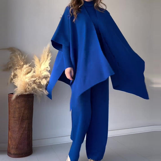EB | Strick-Set mit Strickjacke, Oberteil und Hose