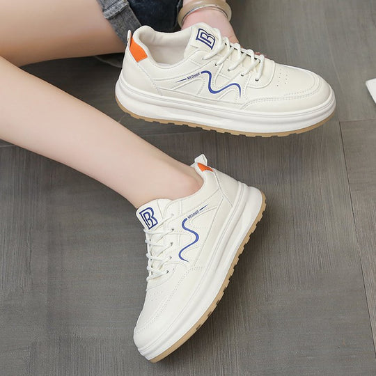 Damen Modische Lauf-Sneaker mit gepolsterter Sohle und sportlichem Design EB