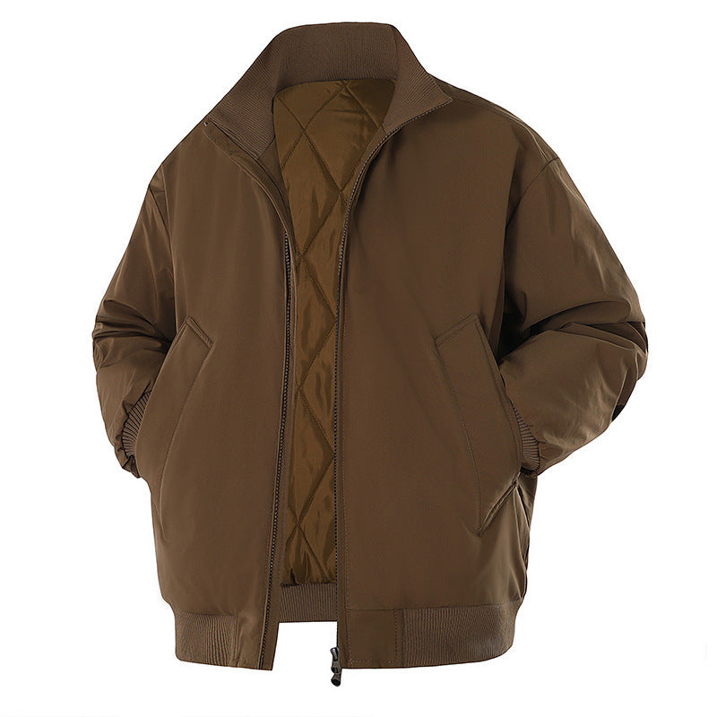 Herren Winterjacke mit warmem Innenfutter und praktischen Taschen EB