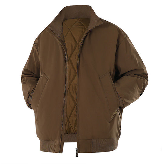 Herren Winterjacke mit warmem Innenfutter und praktischen Taschen EB