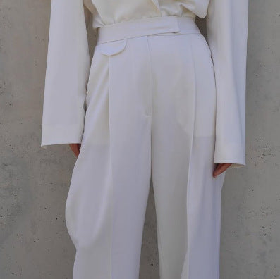 Damen Oversized Blazer mit tailliertem Gürtel EB