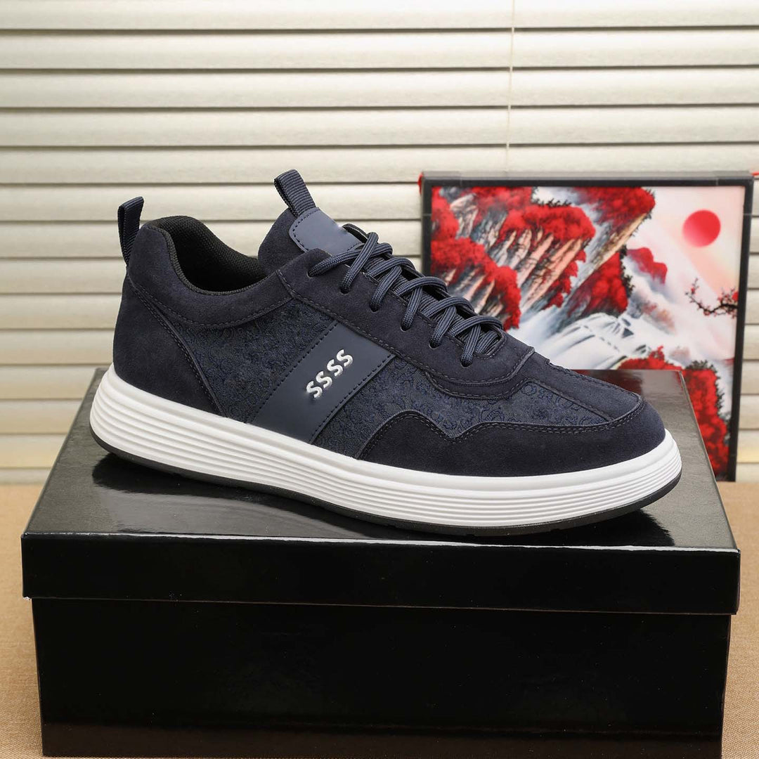 Damen Sportliche Sneakers mit atmungsaktiven Obermaterial und rutschfester Sohle EB